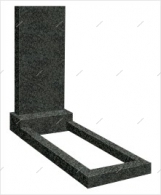Памятник темно серый гранит G654 1000*500*70 комплект - kamen-proff.ru - Екатеринбург